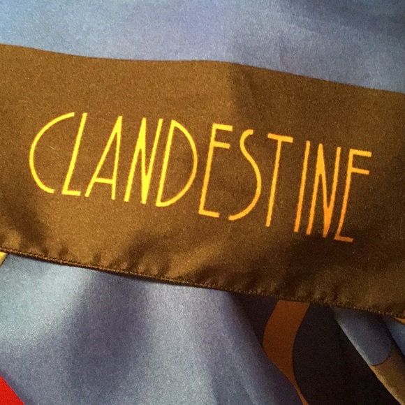 45 by 47 inches scarf made in France. - Picture 4 of 6